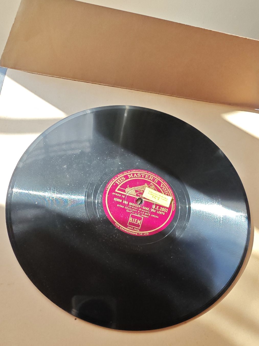 Dischi in vinile: Schallplatten Album, mit 10 Schelllackplatten – Usato da Engwang venduto da mumbi88 1