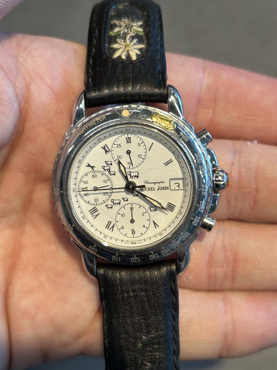 Michel Jordi Orologi: MICHEL JORDI ETHNO CHRONOGRAPH DATE AUTOMATIC VALJOUX – Usato da Aeschi b. Spiez venduto da davidS744 4
