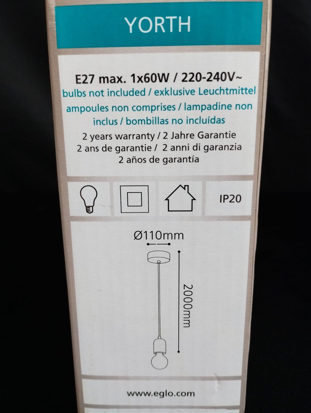 Eglo Kronleuchter & Deckenlampen: EGLO Hängelampe Yorth – Neu (gemäss Beschreibung) aus Wangen SZ von smokly01 3