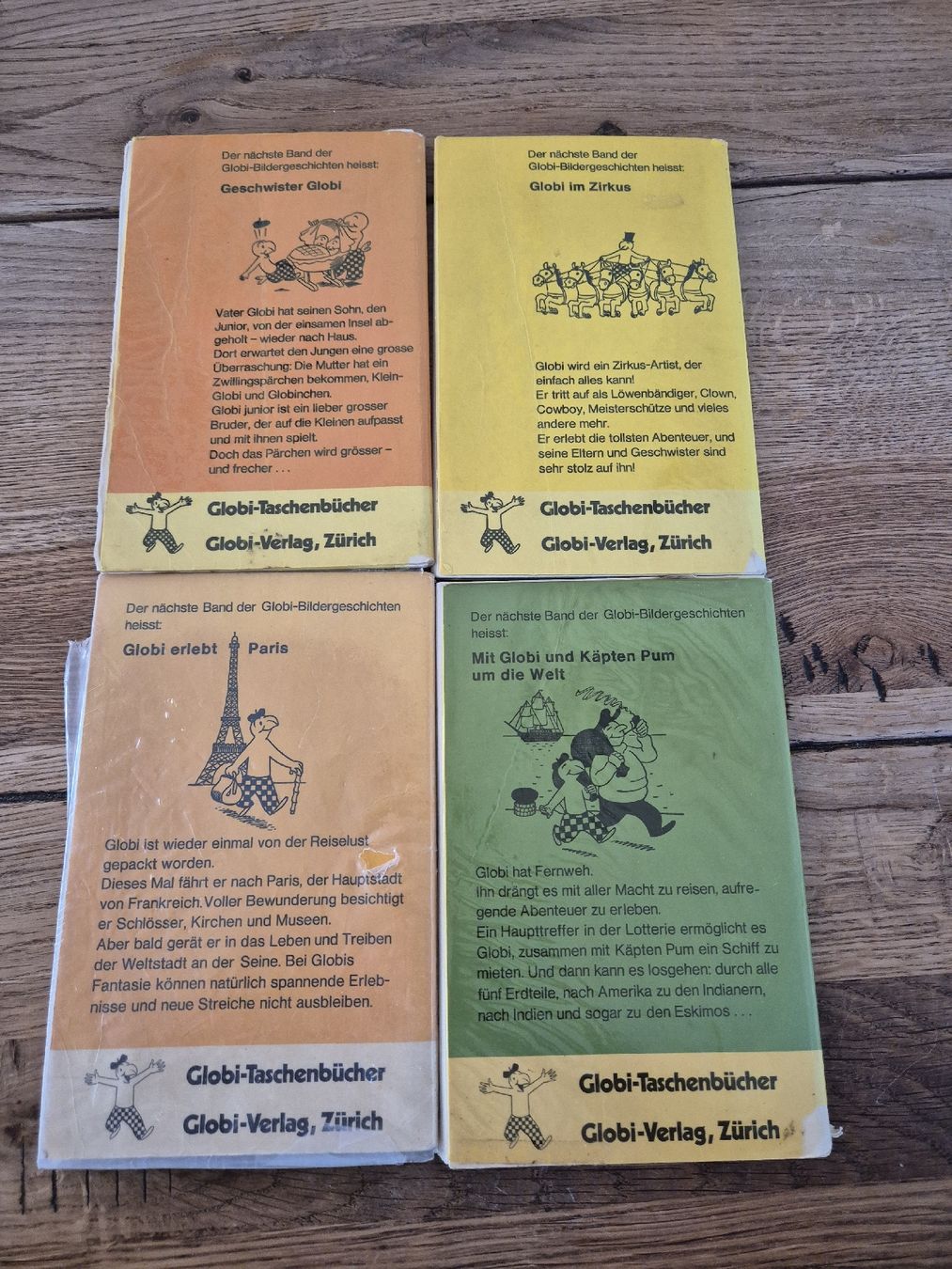 Comics: Globi Taschenbücher 1973 und 1974 – Gebraucht aus Oberdiessbach von Finland1977 8