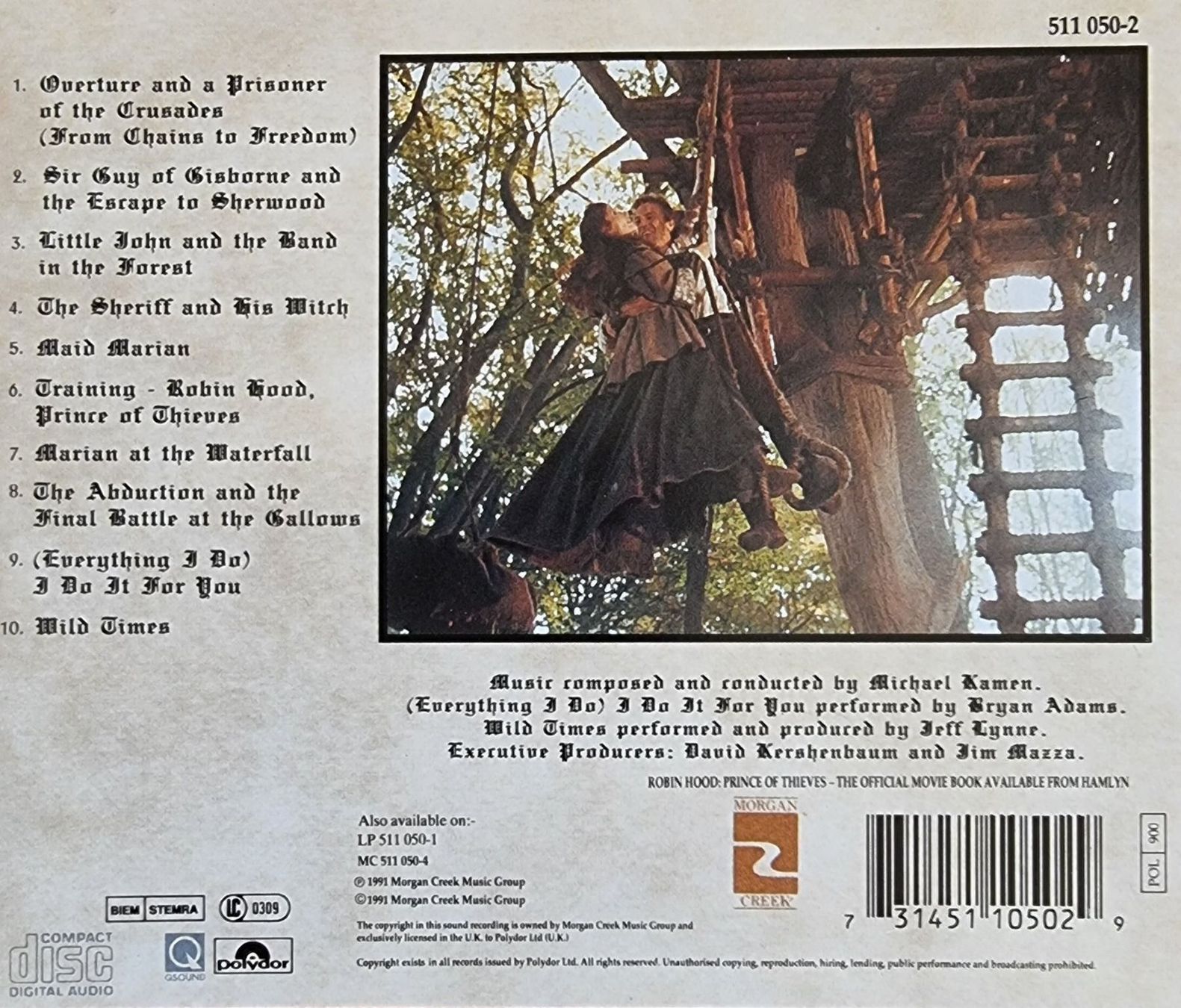 CD: ROBIN HOOD - SOUNDTRACK - CD – Usato da Greifensee venduto da scharmant 1