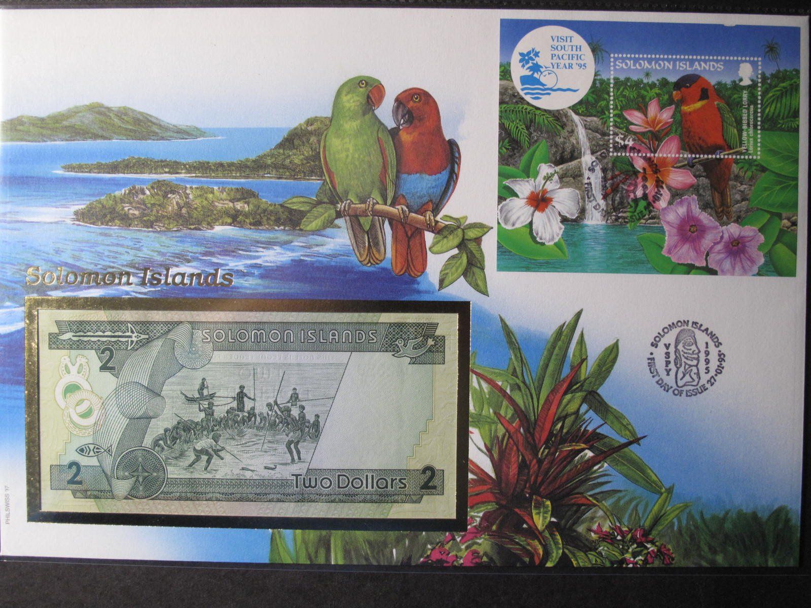 Banknoten: Banknotenbrief Solomon Islands – Gebraucht aus Wil SG von fva01