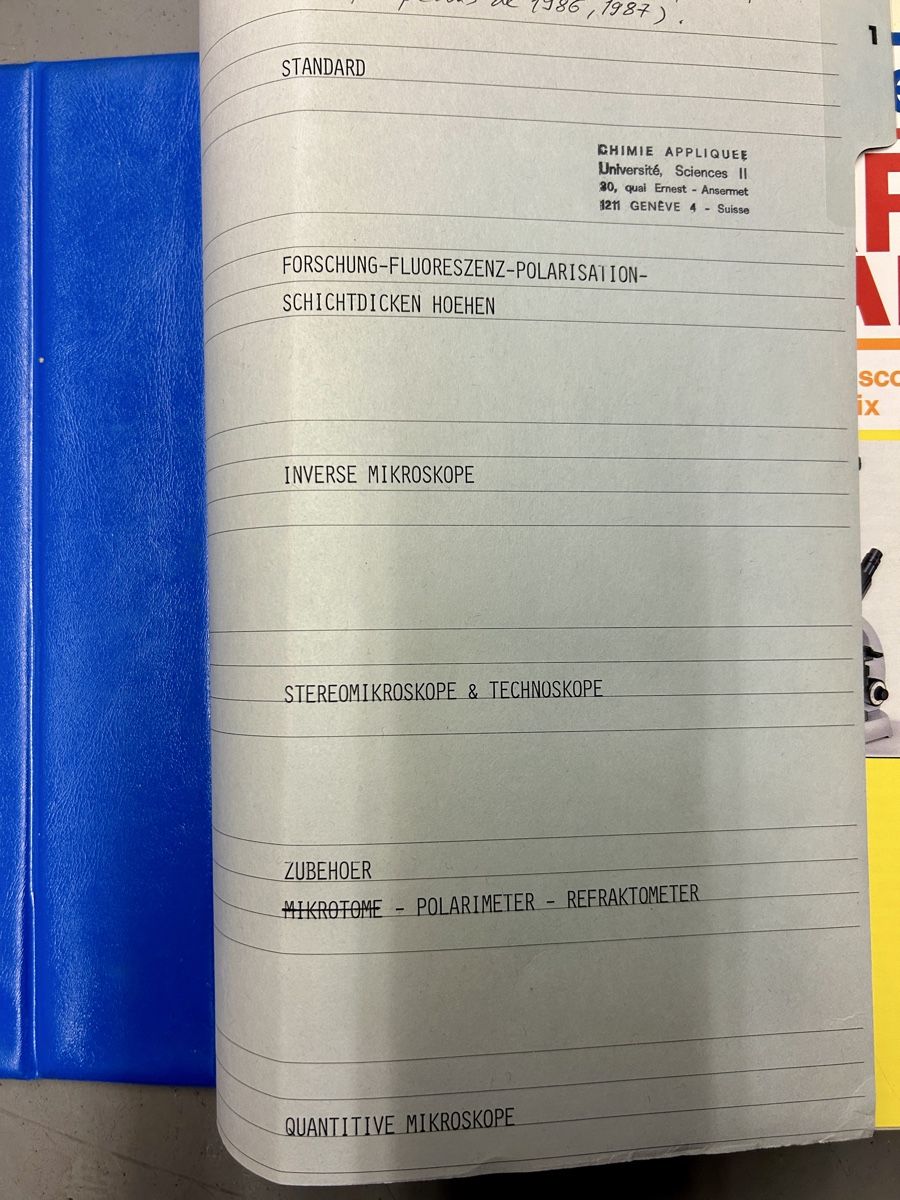 Libri: Zeiss Optic Microscope West Germany Collector Vintage – Usato da Cointrin venduto da vrossi 9