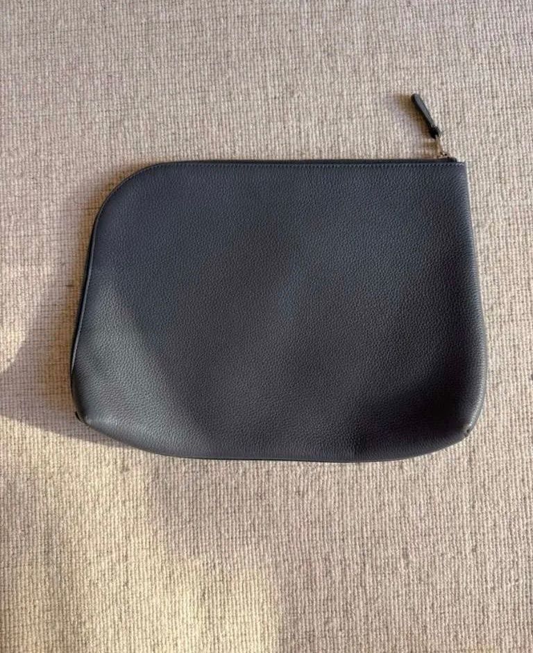 The Row Borse: The Row Large Square Pochette, blau – Usato da Triesen venduto da atos87 1
