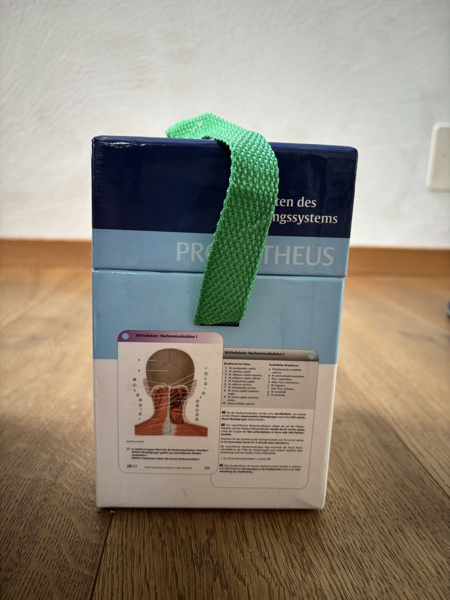 Altro materiale scolastico: Prometheus Lernkarten der Anatomie – Usato da Männedorf venduto da giu_wm6d 3