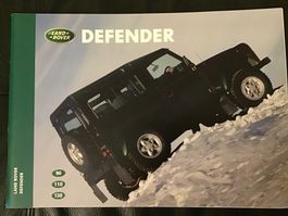Land Rover Defender Verkaufsprospekt 34 Seiten 3/1999