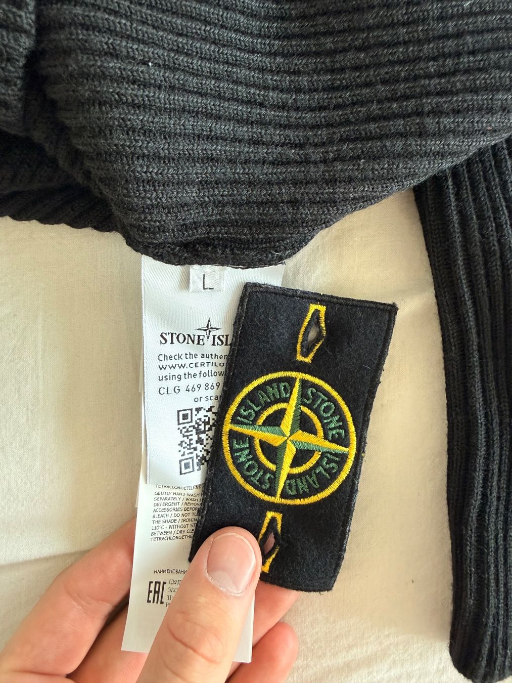 Stone Island Maglioni & Felpe: Stone Island Rollkragenpullover Schwarz Grösse L – Nuovo (secondo la descrizione) da Basel venduto da SwissBoyBasel 2