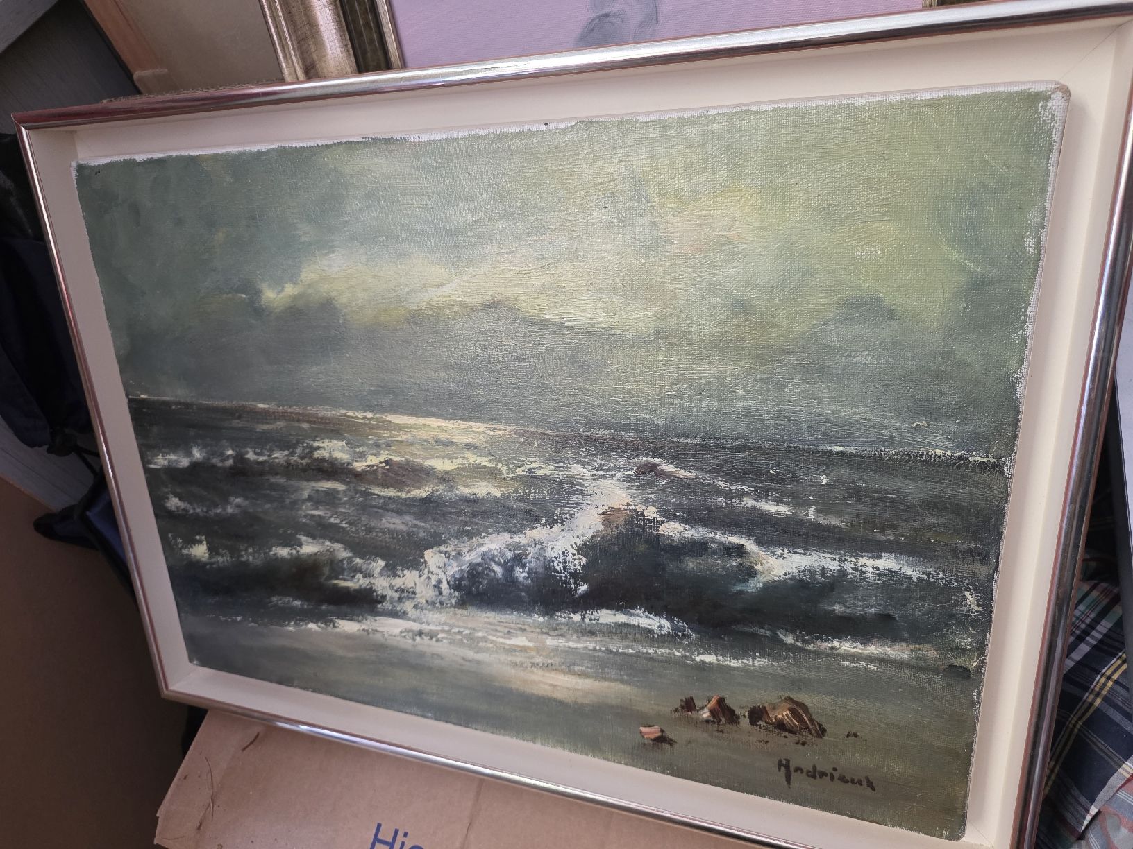 Dipinti: Ölgemälde Andrieux 56cm x 39cm – Usato da Kriens venduto da Clevero