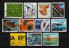 2010 Div. Schweizer Briefmarken meist ETS