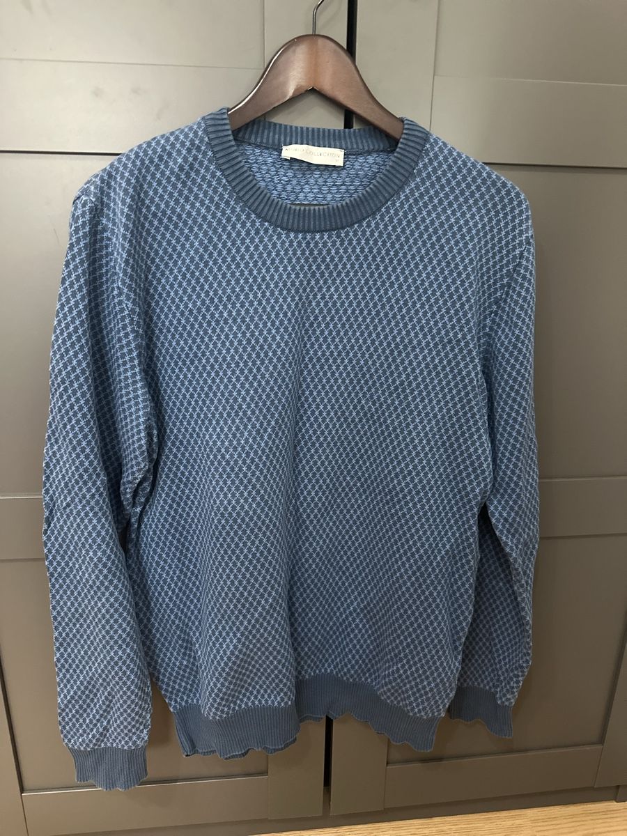 Maglioni & Felpe: Herren Pullover blau 100% Baumwolle XL – Usato da Zürich venduto da Essences 2