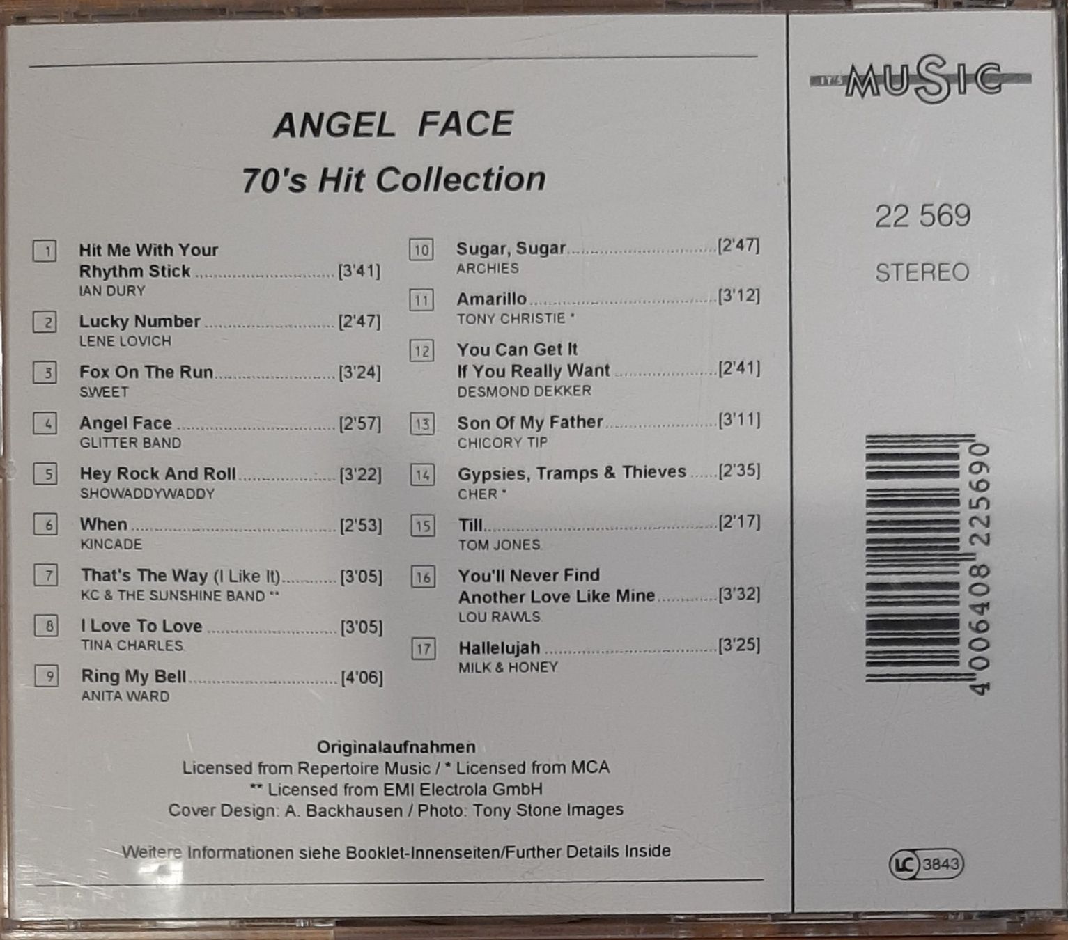 CD: Angel Face - 70s Hits Collection, CD Pop Compilation Sampler – Usato da Schönenberg TG venduto da breiti12 1