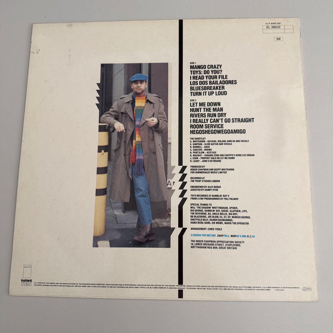 Dischi in vinile: Roger Chapman – Mango Crazy (LP) – Usato da Nänikon venduto da marcusg70 1