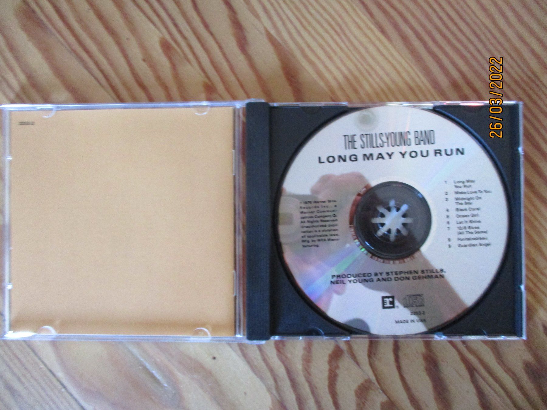 CD: Stephen Stills & Neil Young  --  Long May You Run – Usato da Liestal venduto da Disc-Point 1