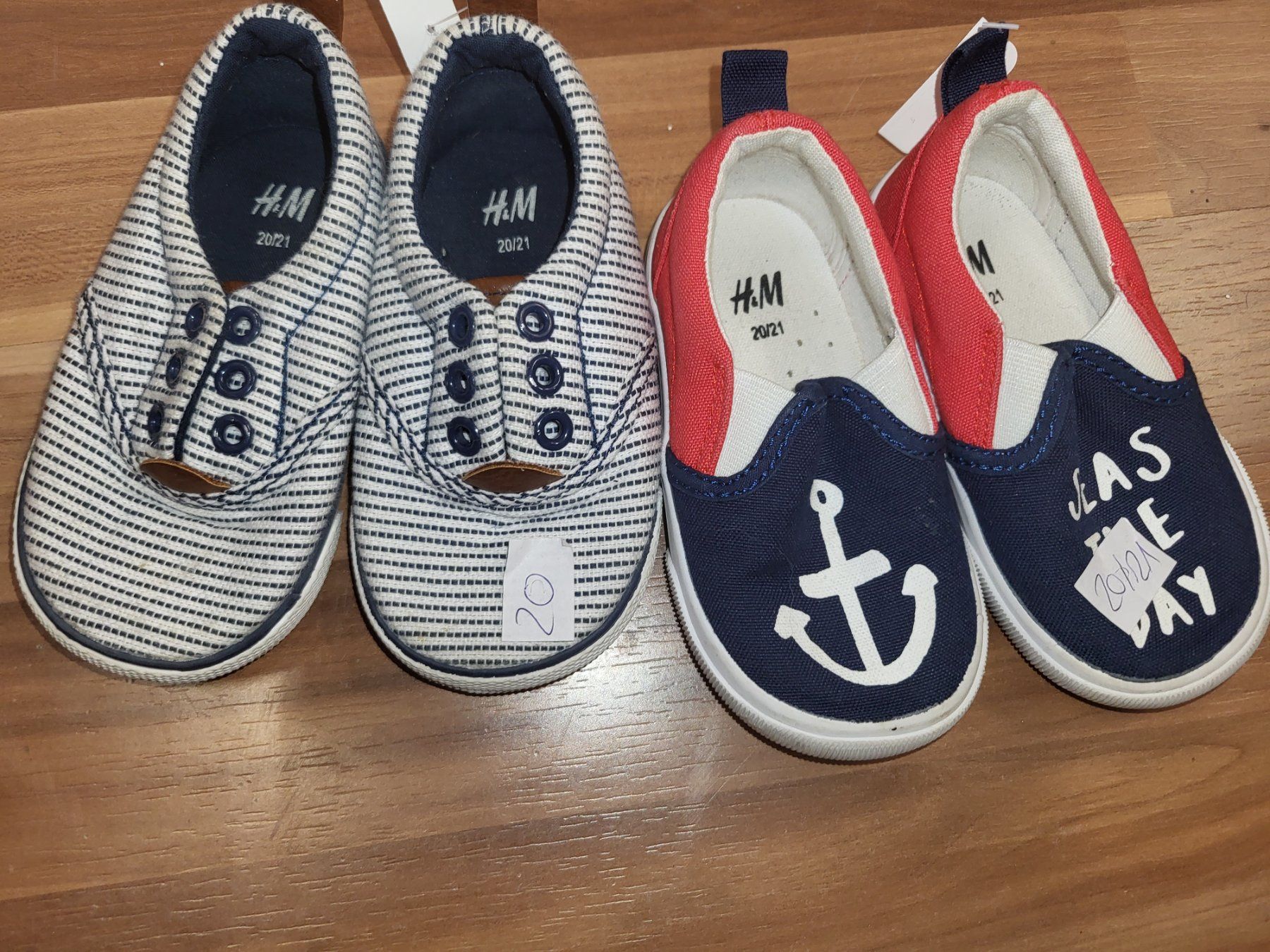 Scarpe per ragazzi: 2 Paar H&M Babyschuhe Gr. 20/21 K18 – Usato da Schwarzenburg venduto da Flamingo07