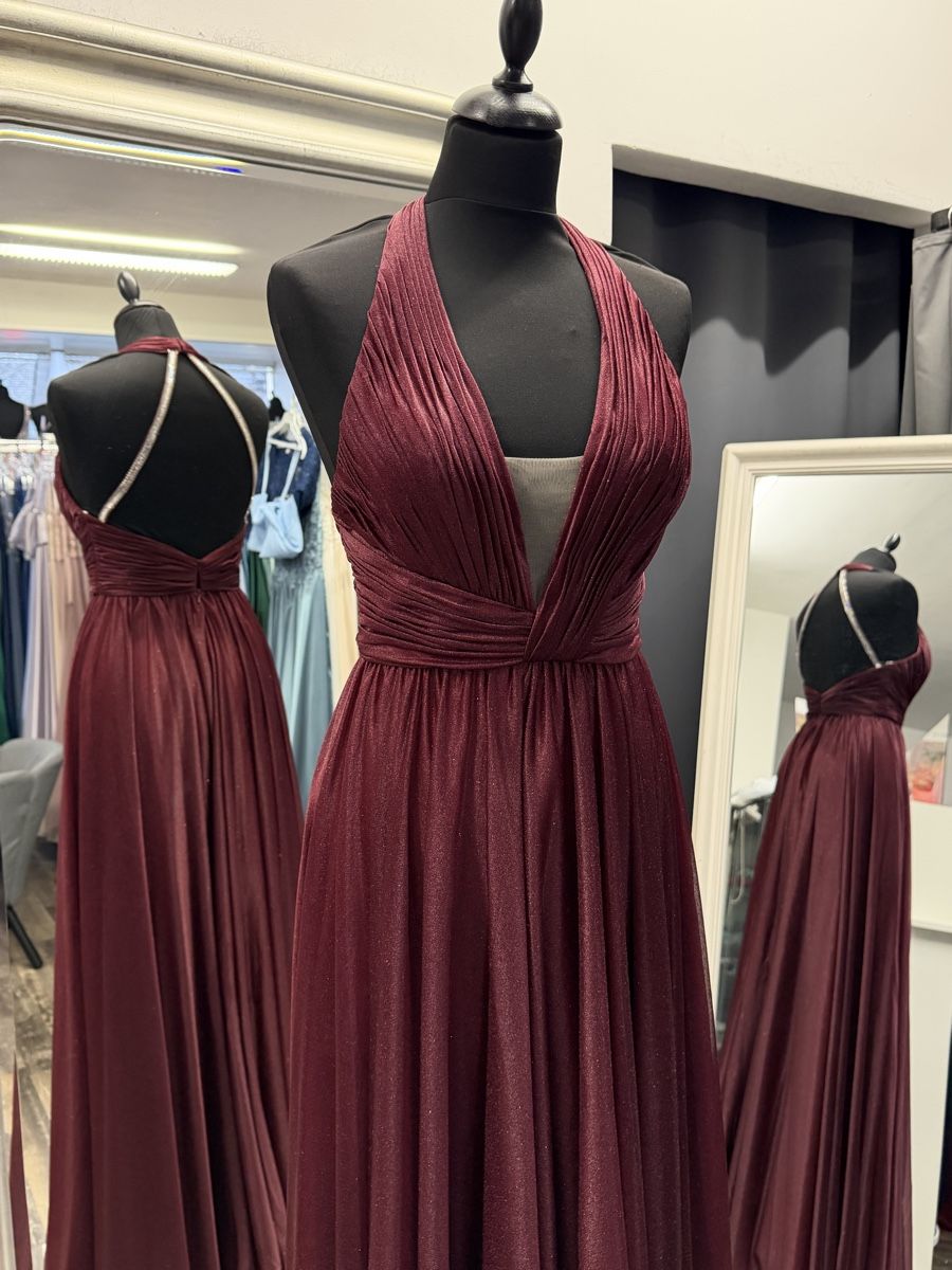Vestiti: Burgunder Glitzer Abendkleid - Größe 32 – Nuovo e nell'imballaggio originale da Schlatt ZH venduto da xhesiesi 2