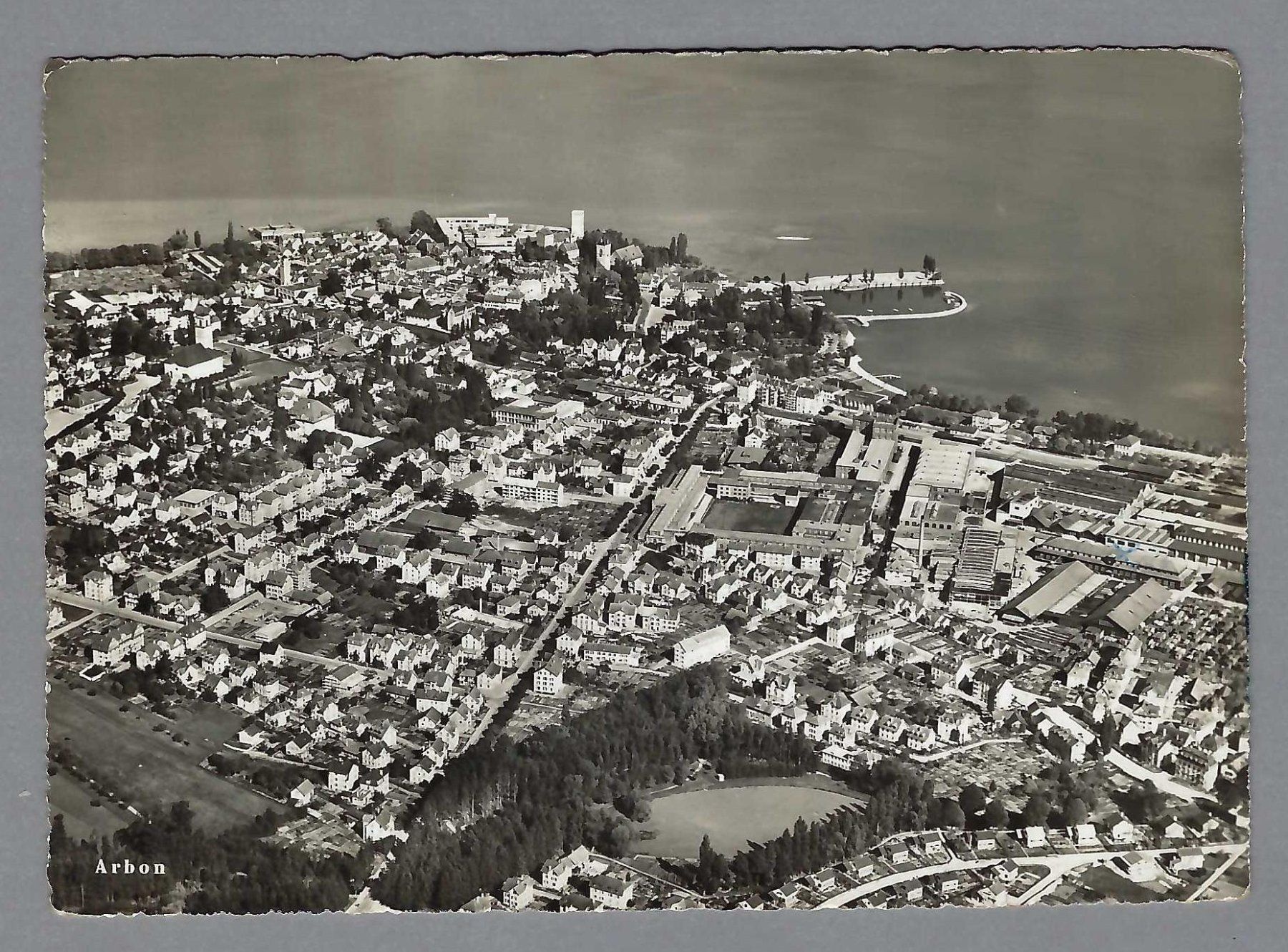 Ansichtskarten: 1949, ARBON, FLUGAUFNAHME – Gebraucht aus Pura von ulisse1957