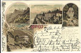 Gruss vom Rütli, Litho
