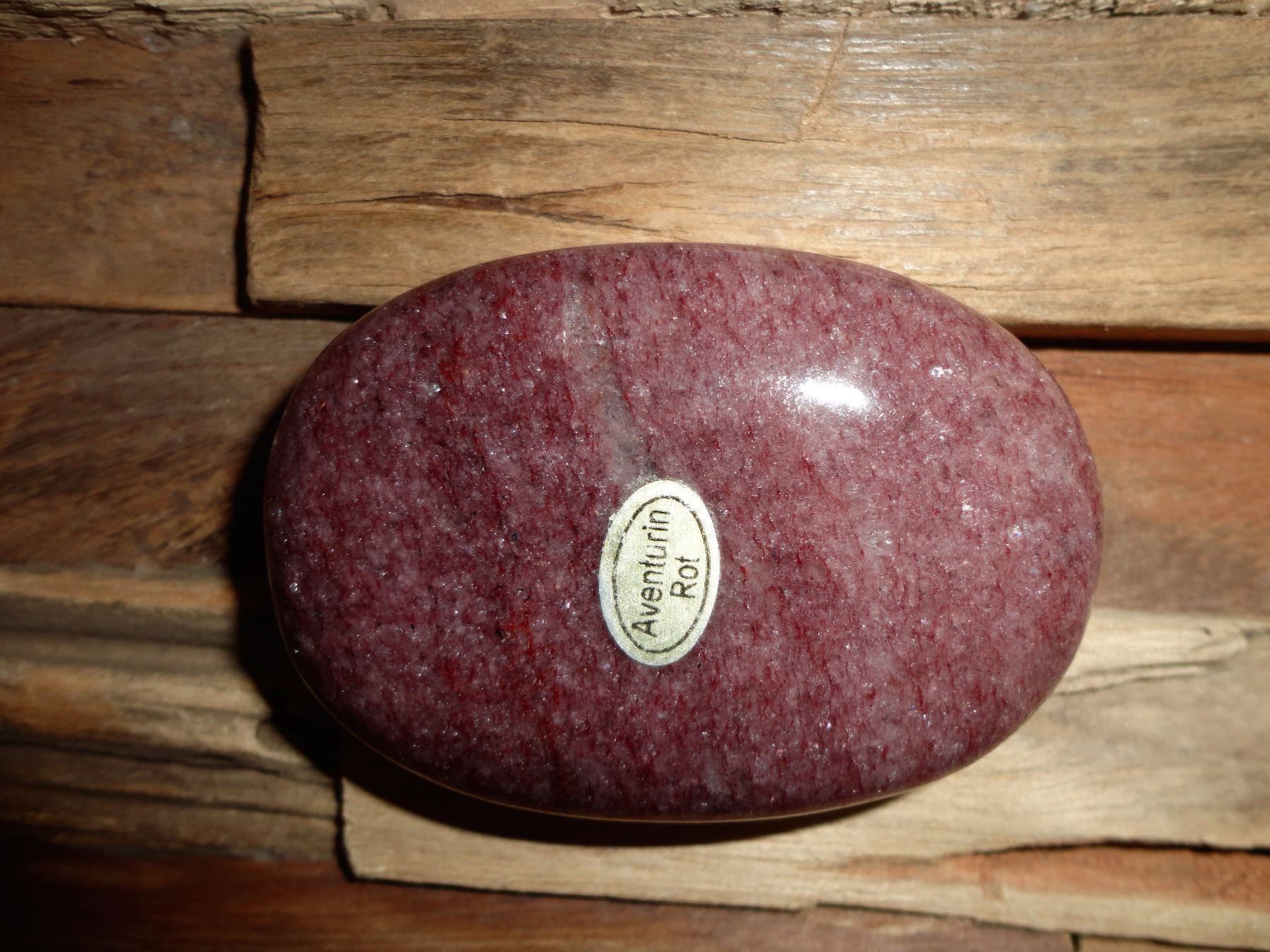Pietre preziose: Aventurin rot Heilstein – Nuovo (secondo la descrizione) da Biberist venduto da Steine 1