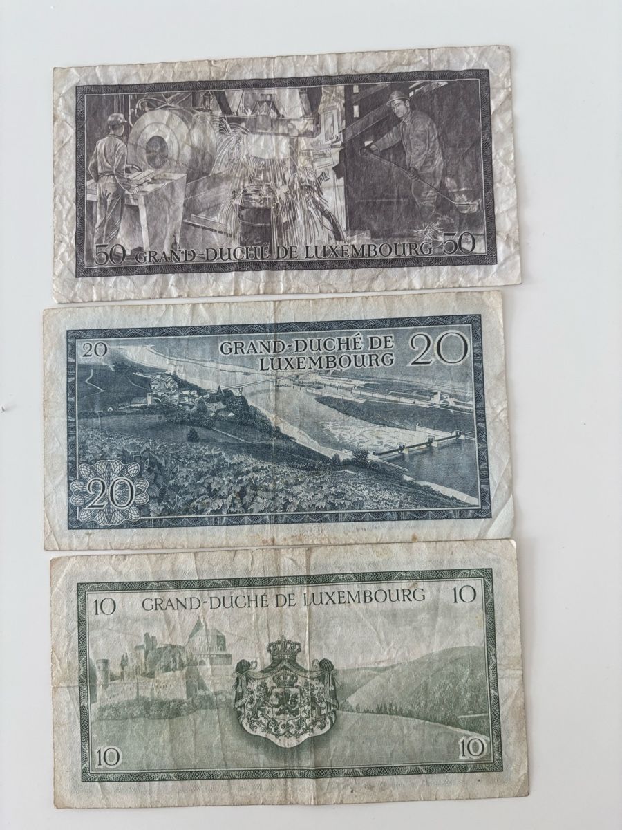 Banconote: Grand Duché de Luxembourg billets – Usato da Le landeron venduto da santa_99 1