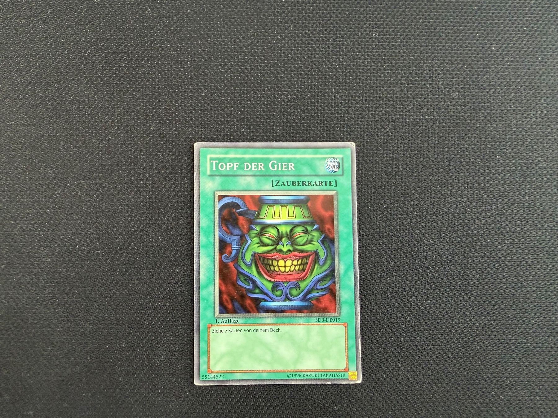 Yugioh Carte collezionabili: Topf der Gier - SD3-DE019 – Usato da Zürich venduto da mountainwizard00