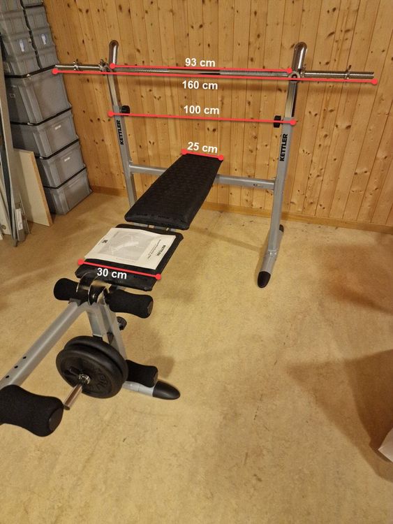 Kettler primus weight discount bench