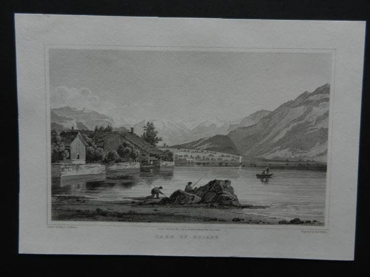 Gravures: Lake of Brienz Brienzersee – D'occasion à Risch par Rischli15