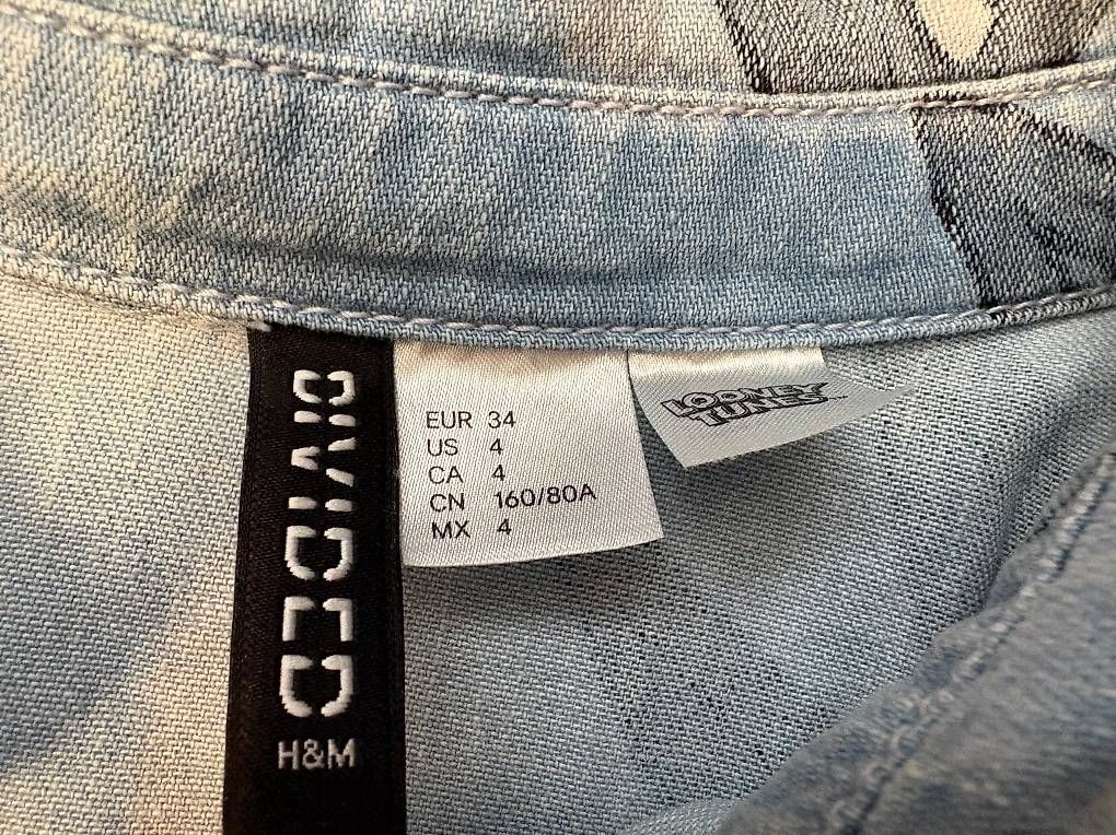 H&M Camicette: Witziges Hemd Bugs Bunny Gr. 34 – Usato da Willisau venduto da ani_gtk8 2