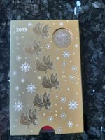 Weihnachtsmünzsatz 2019 - stgl/fdc, rr