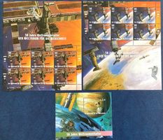 2007 UNO Der Weltraum für die Menschheit Bogensatz + Block**
