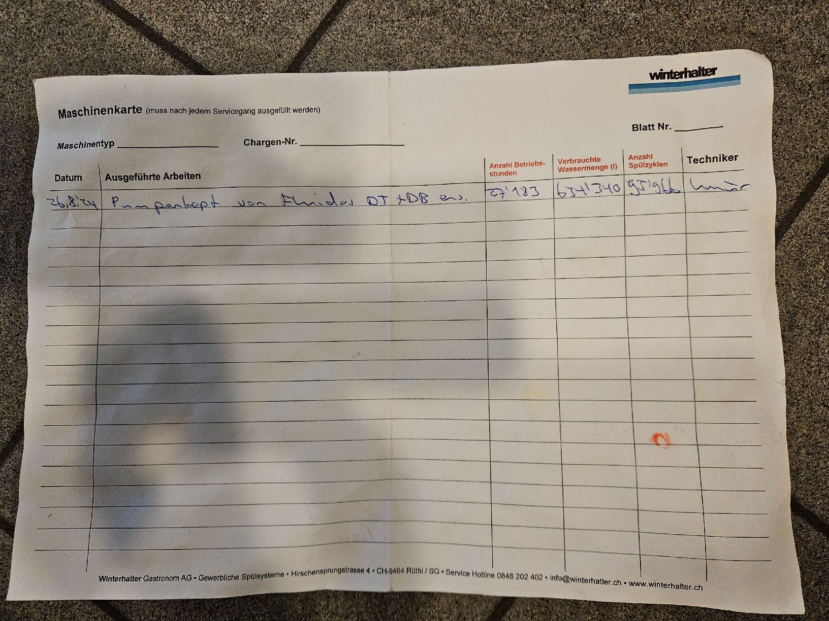 Lavastoviglie: Geschirrspüler Winterhalter GS 502 – Difettoso da Morschach venduto da Hanswi 8