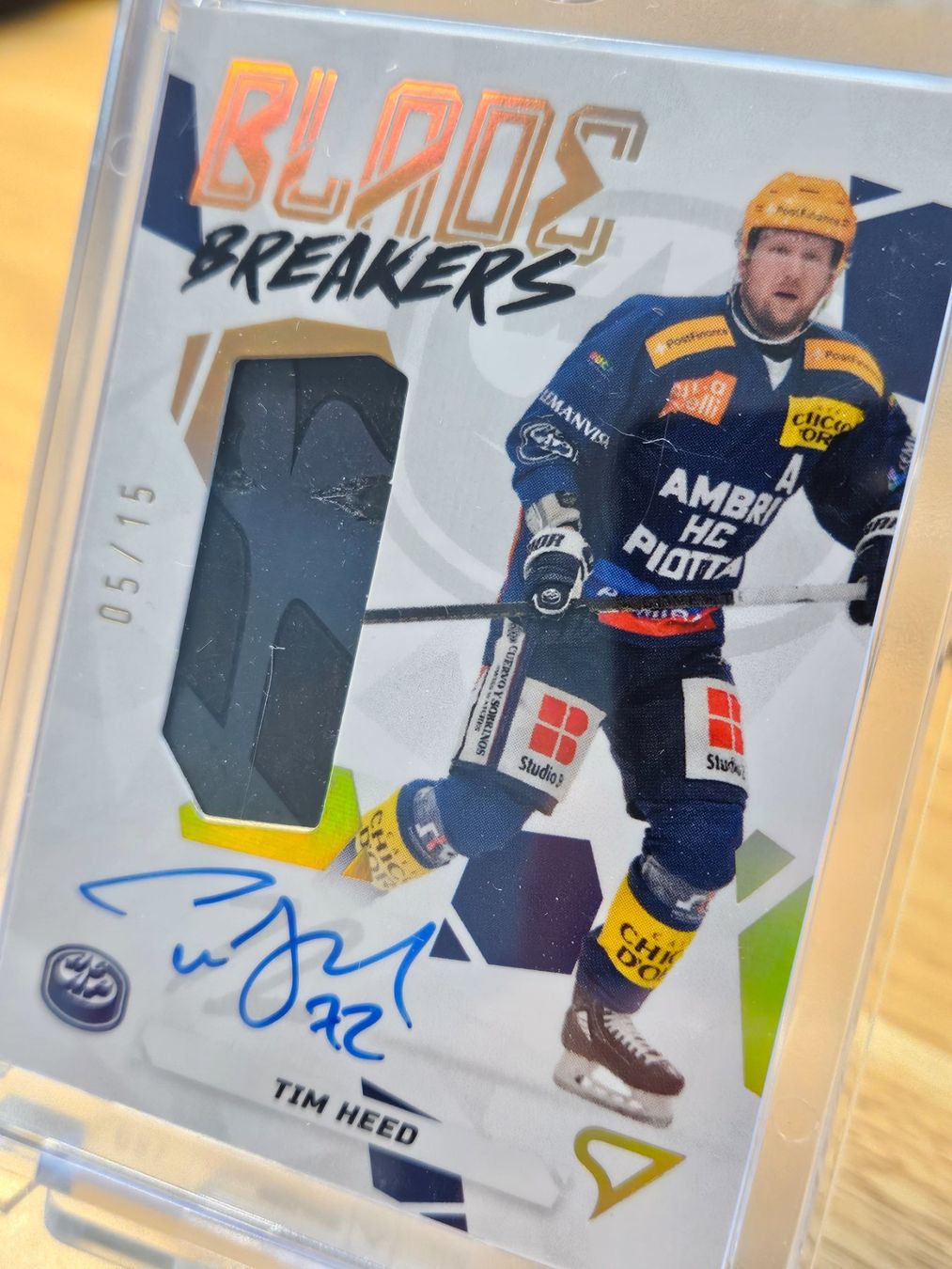 Sportzoo Carte collezionabili: Blade Breakers - Tim Heed - 05/15 - HC Ambri-Piotta – Nuovo (secondo la descrizione) da Nänikon venduto da AdrianL