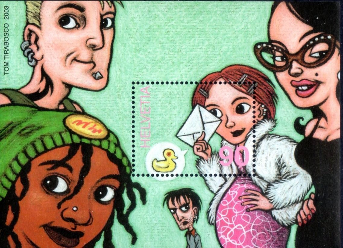 Tutti i francobolli: 2003 SONDERMARKEN COMICS BLOCK ** POSTFRISCH ** - BL62 – Nuovo (secondo la descrizione) da Losone venduto da EM2019