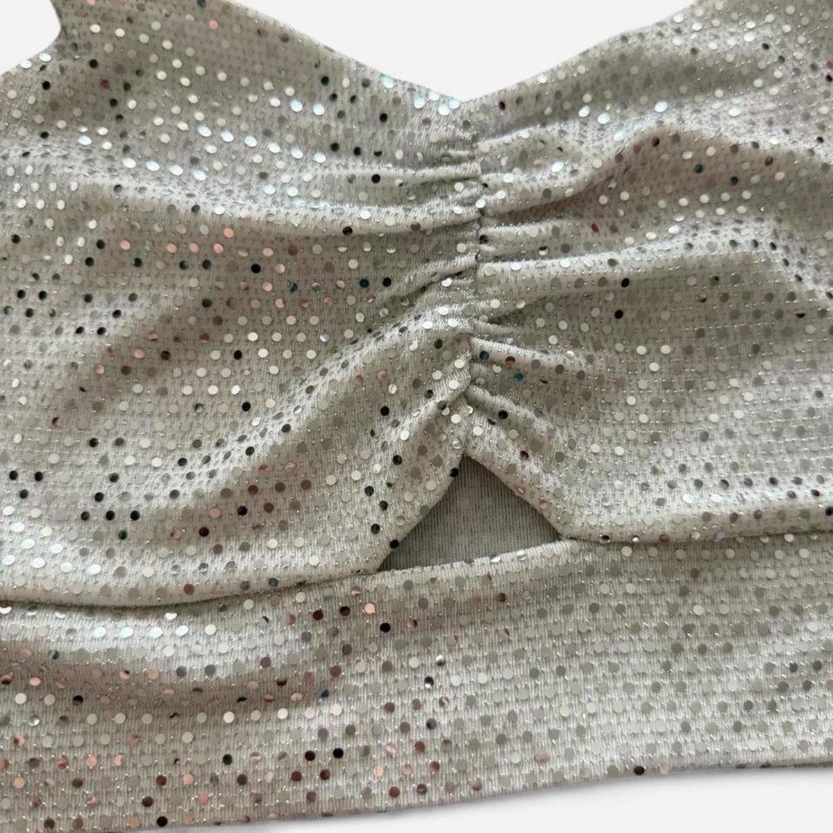 Tally Weijl Top: Sequin Crop Top  – Nuovo e nell'imballaggio originale da Basel venduto da 1moonstar 1
