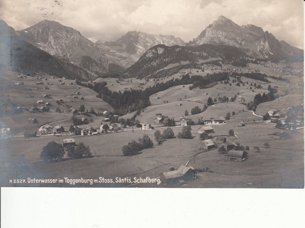 Cartoline postali: Unterwasser, 1928 – Usato da Bürglen TG venduto da StampGraf