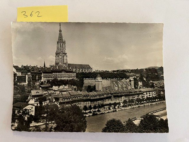 Cartoline postali: Postkarte Bern mit Muenster, 1968 – Usato da Niederwil AG venduto da dahu75