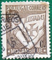Portugiesische Kolonialbriefmarke Mosambik
