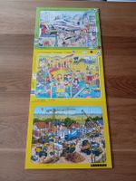 3x Kinder Puzzle: Baustelle, Zug, Kindergarten, 3+ Jahre