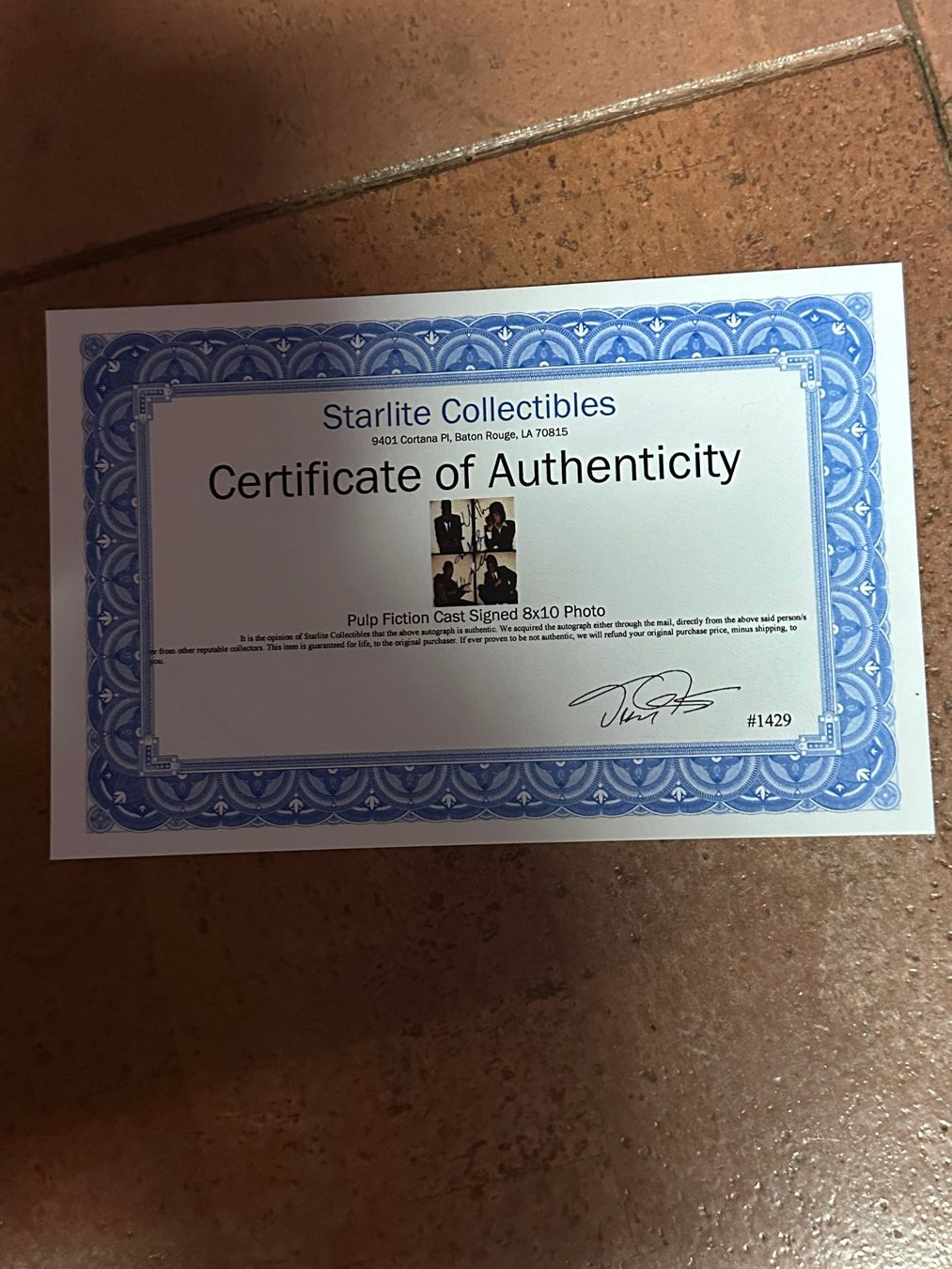 Autografi: Originalautogramm Pulp Fiction mit COA – Usato da rafz venduto da Ttt0071 1