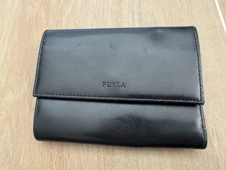 Furla black wallet