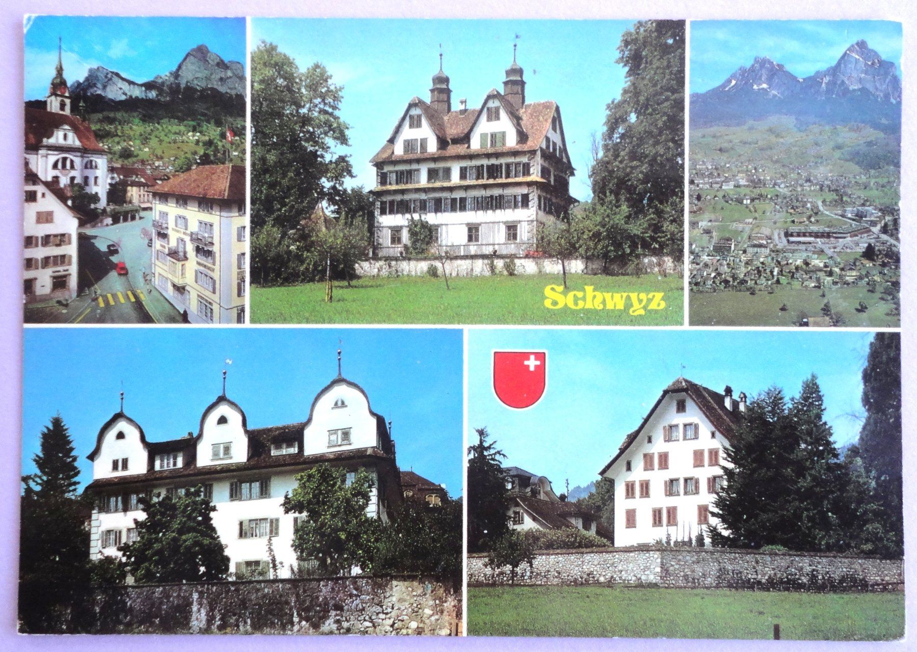 Ansichtskarten: Schwyz – Gebraucht aus Fétigny von Billy2miny