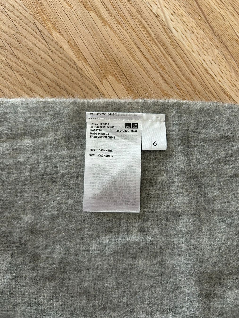 Foulard & Sciarpe: Kashmir Schal, hellgrau, Grösse 172 x 33 cm – Nuovo (secondo la descrizione) da Langenthal venduto da dunschai 2
