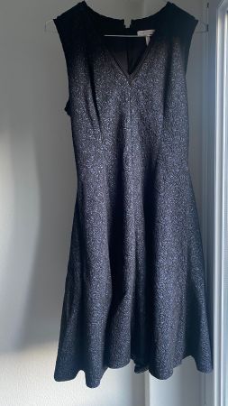 REBECCA TAYLOR DESIGNER KLEID Grösse S SCHWARZ BLAU