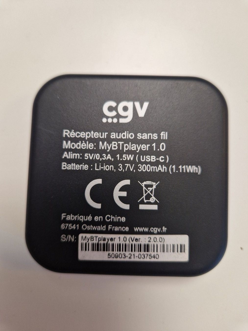 Unità & Adattatore: My BT Player 1.0 - Bluetooth Audio Adapter, – Usato da Bern venduto da MaurineBeauregard 2