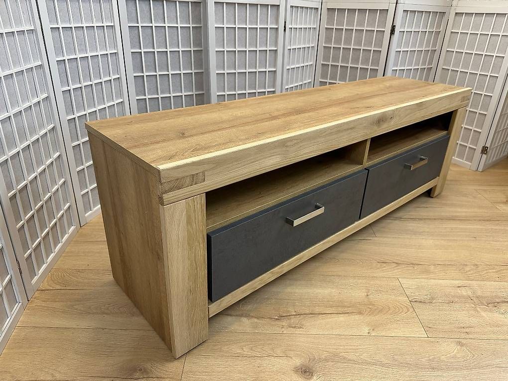 TV Möbel: Lowboard ALINA Decor Eiche anthrazit 152 x 51 cm – Neu (gemäss Beschreibung) aus Unterentfelden von moebelrufli 3