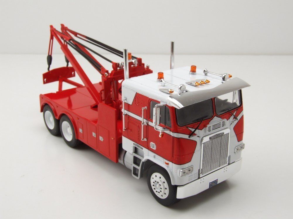 Freightliner Modellautos: Freightliner FLA LKW Abschlepper 1987 rot / weiss       1:43 – Neu und originalverpackt aus Gerlafingen von espero88 5