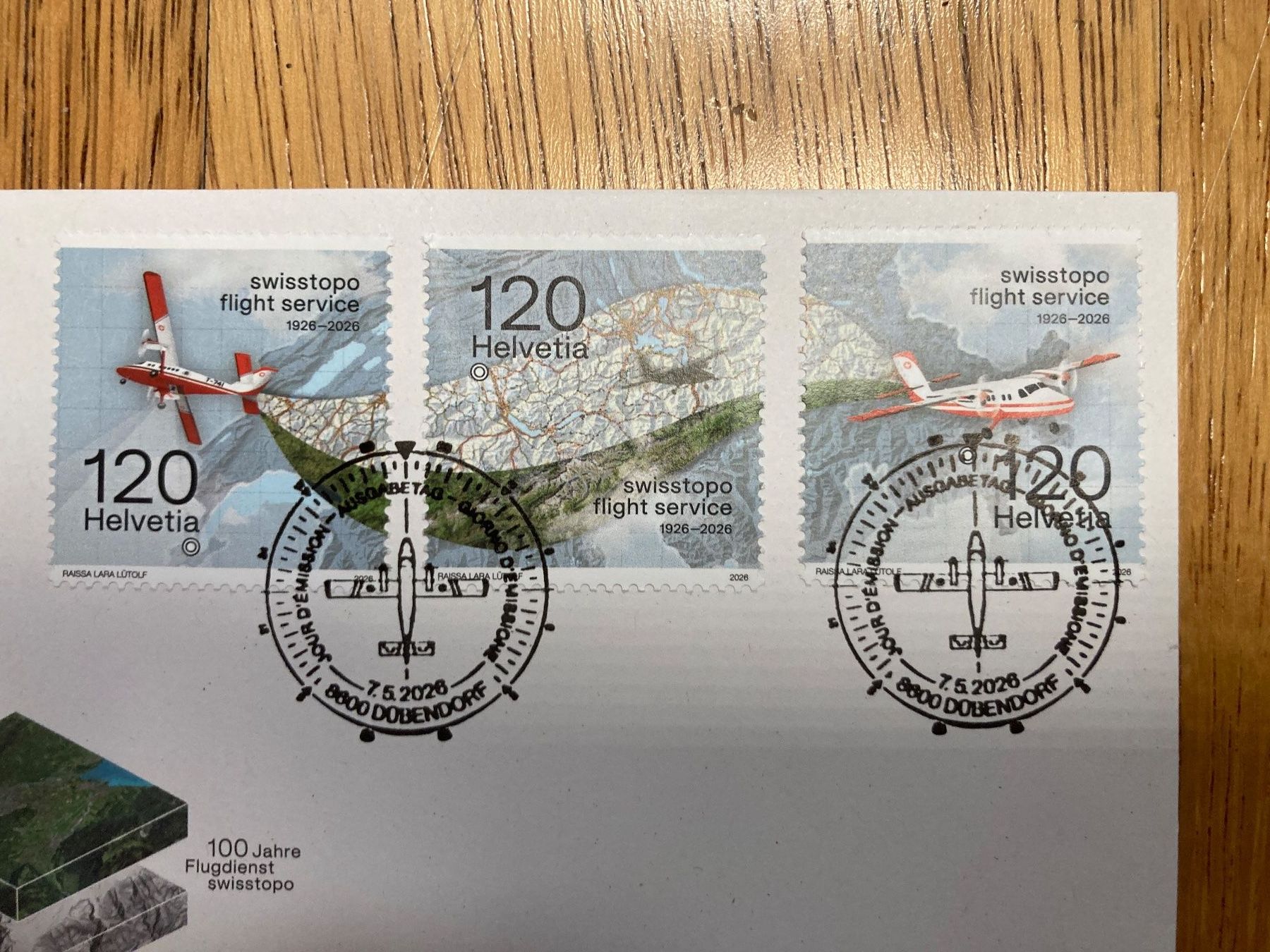 Tutti i francobolli: FDC einzel geklebt Swisstopo – Nuovo (secondo la descrizione) da Kreuzlingen venduto da Vikinger 2