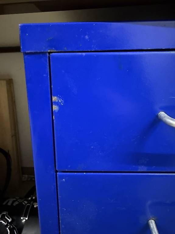 Korpus: Rollcontainer Metall blau  – Gebraucht aus Chur von mir_8ns7 3