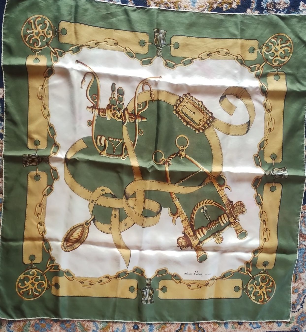 Foulard & Sciarpe: Seidentuch Foulard Claude Boissy Paris – Usato da Schiers venduto da bak007 2
