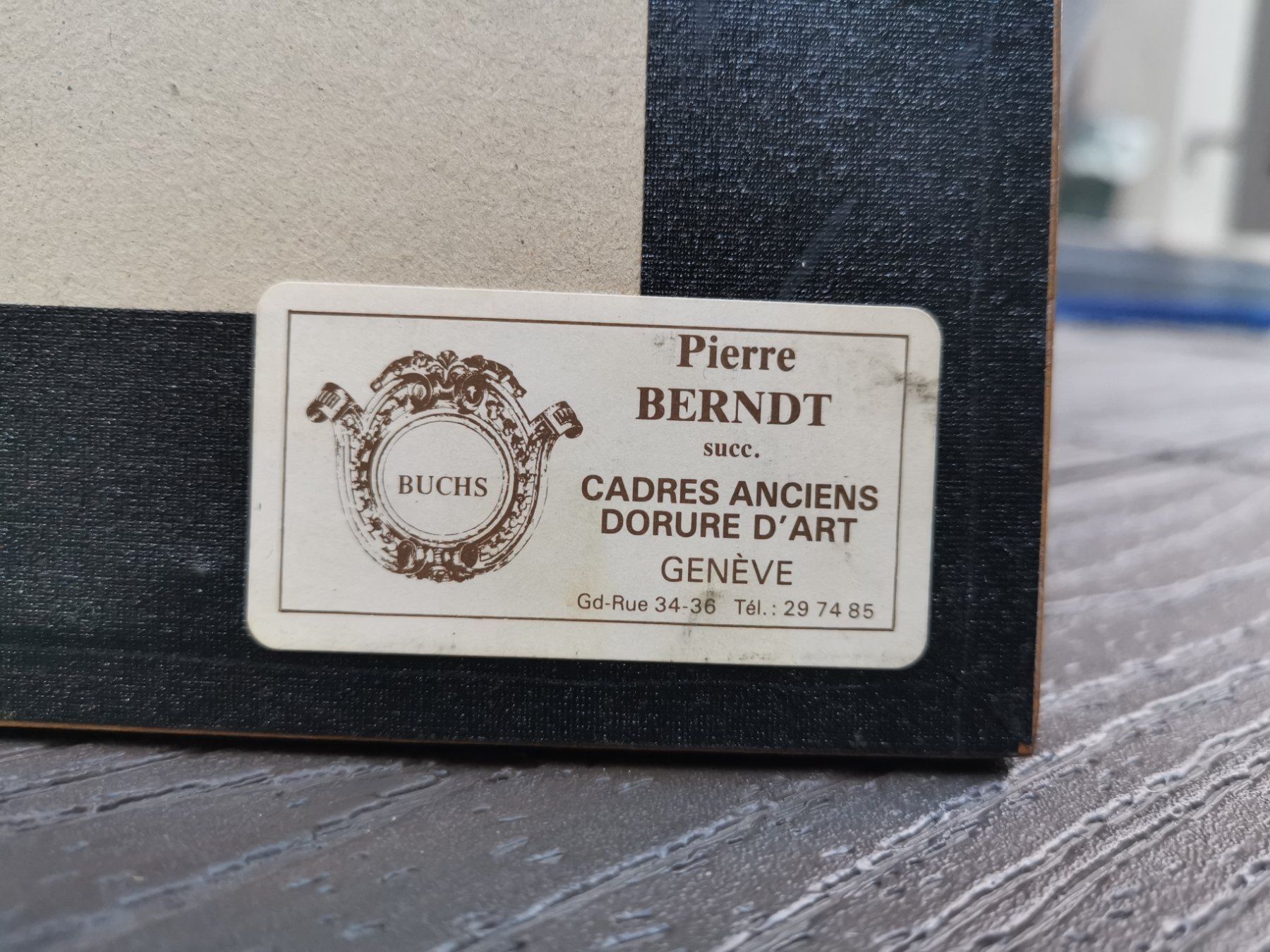 Tableaux: Deux tableaux, vies de Genève – D'occasion à Genève par GenevasWunderkammer 4