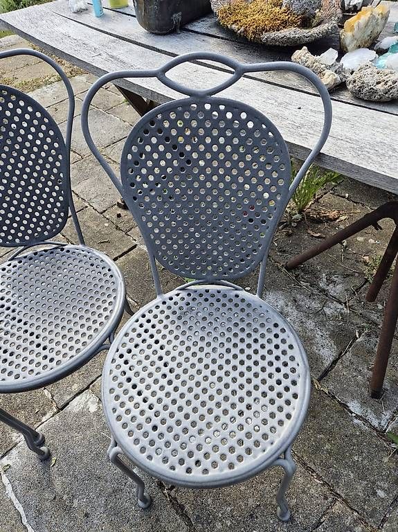 Stühle: 4 Gartenstühle aus Metall – Gebraucht aus Berg SG von phi_fzq9 1